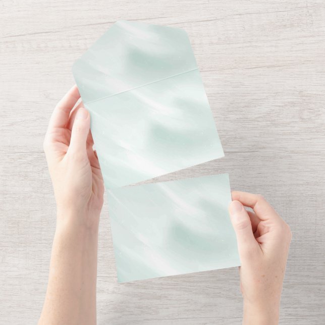 Karte für Einladungen in fester Farbe (Abreißen)