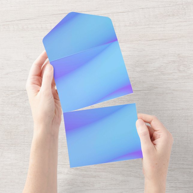 Karte für Einladungen in fester Farbe (Abreißen)