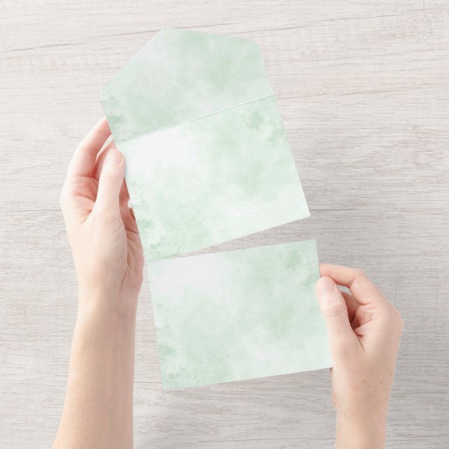 Karte für Einladungen in fester Farbe (Abreißen)