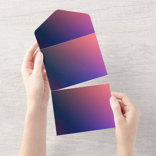 Karte für Einladungen in fester Farbe