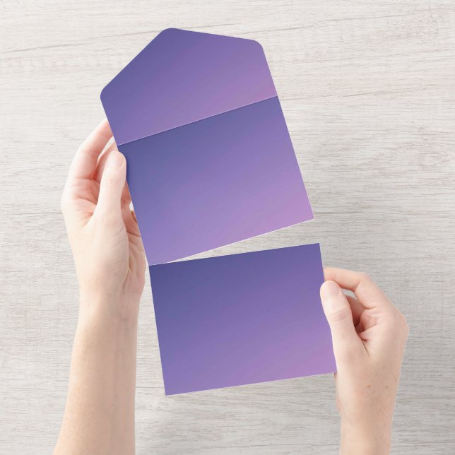 Karte für Einladungen in fester Farbe (Abreißen)