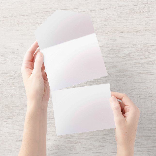 Karte für Einladungen in fester Farbe (Abreißen)