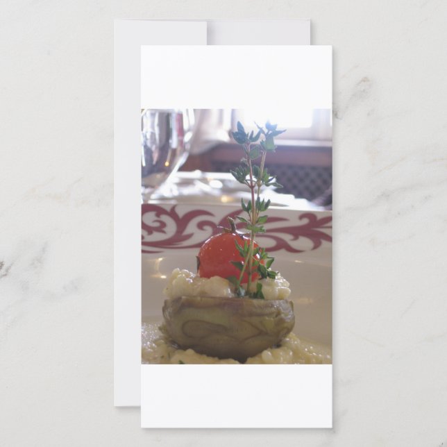 Karte für Gourmets (Vorderseite)