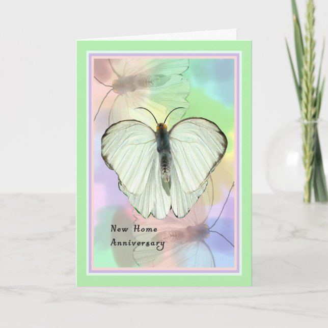 Karte für neue Zuhause, ein Jahr (Vorderseite)