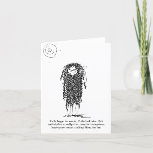 Karte für schlechte Kleidung