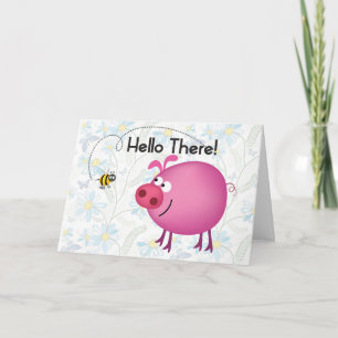 Karte für Schweine und Bienen