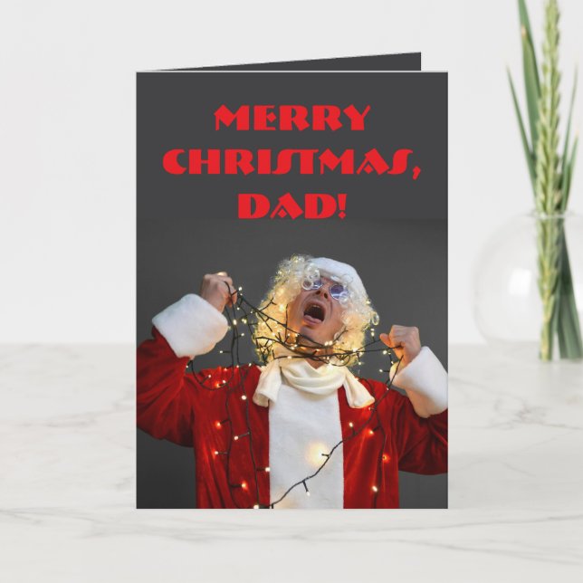 KARTE FÜR VATER-CHRISTMAS (Vorderseite)