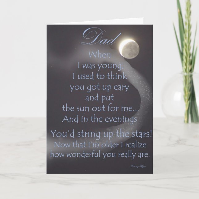 Karte für Vater Vater (Vorderseite)