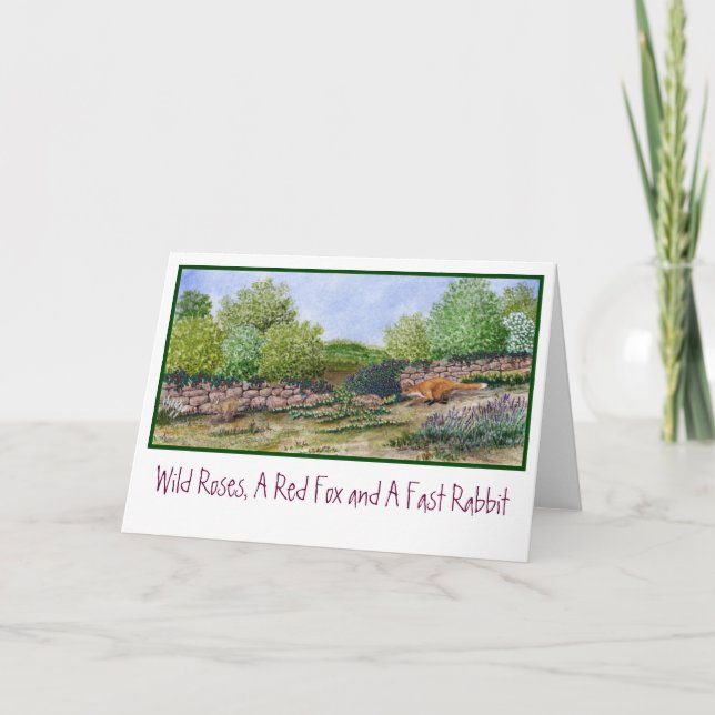 Karte - Füße ein Kaninchen. (Vorderseite)