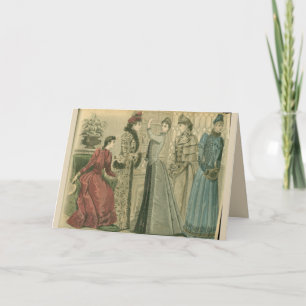 Karte - gebildetes Mädchengedicht