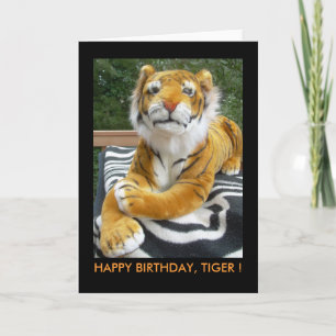 KARTE, GEBURTSTAG<TIGER KARTE