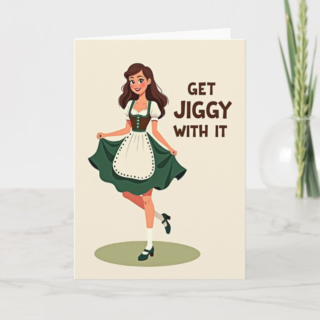 Karte "Get Jiggy With It" (Vorderseite)