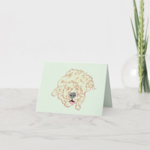 Karte: Goldendoodle