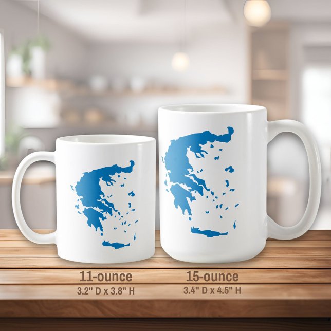 Karte Griechenlands Tasse (Von Creator hochgeladen)