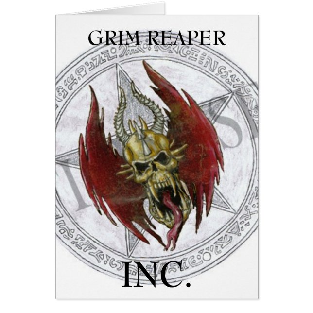 KARTE GRIM REAPER, INC. GREETINS (Vorne)