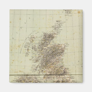 Karte Großbritannien Atlas Magnet