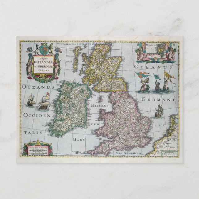 Karte Großbritanniens | 1631 (Vorderseite)