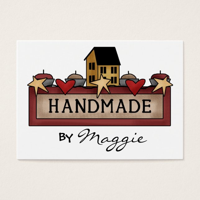 Karte "Handmade by" - SRF (Vorderseite)