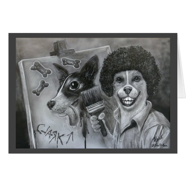 Karte "Happy Little Biscuits" (Vorderseite (Horizontal))