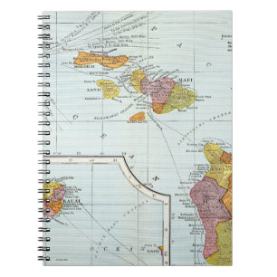 Karte: Hawaii, 1905 Notizblock