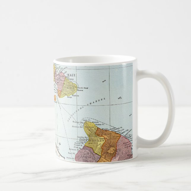 Karte: Hawaii, 1905 Tasse (Rechts)