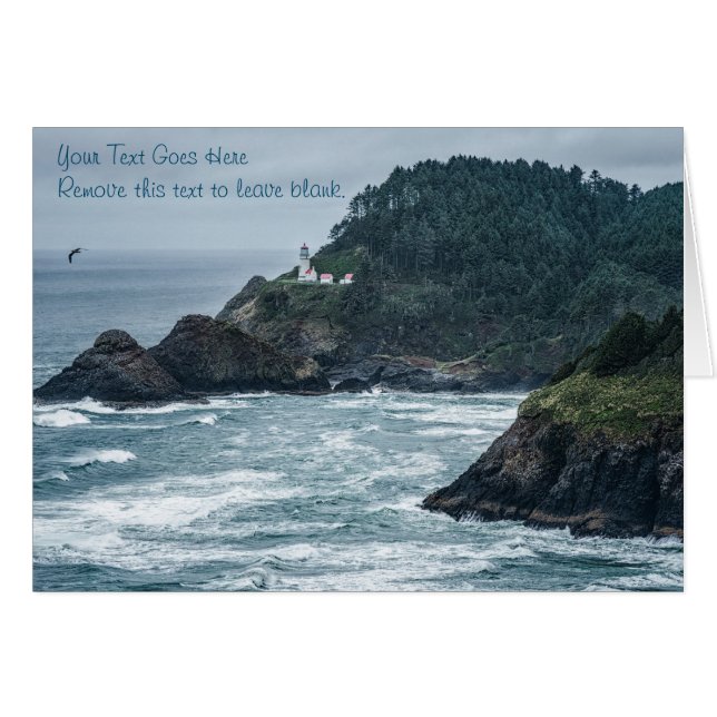 Karte: Hecata Head Lighthouse (Landschaft) (Vorderseite (Horizontal))