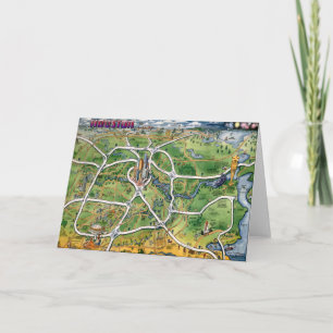 Karte Houstons Texas