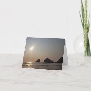 Karte "I Miss You" - Küste von Oregon