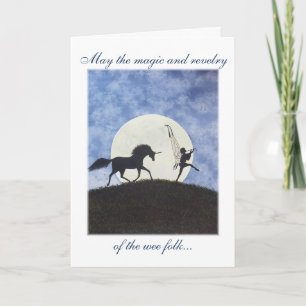 Karte "Ich habe sie eine Nacht gesehen"