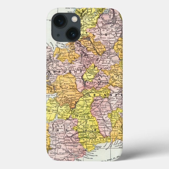 KARTE: IRLAND, c1890 Case-Mate iPhone Hülle (Rückseite)