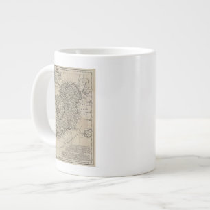 Karte Irlands Jumbo-Tasse