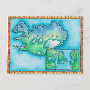 Karte Islands