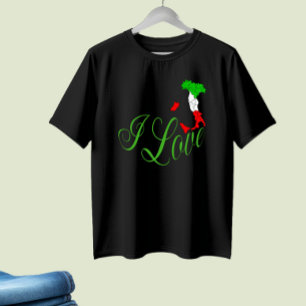 Karte Italiens T-Shirt