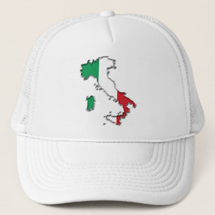Karte Italiens Truckerkappe