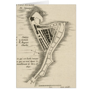 KARTE: JAMAIKA, 1755