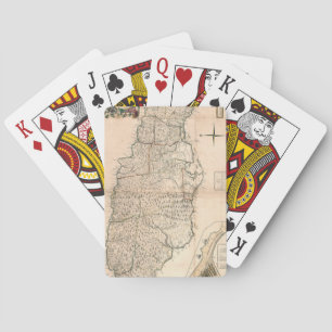 KARTE: JAMAIKA, 1755 2 SPIELKARTEN