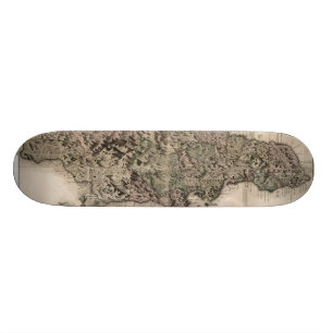 KARTE: JAMAIKA, 1763 SKATEBOARD