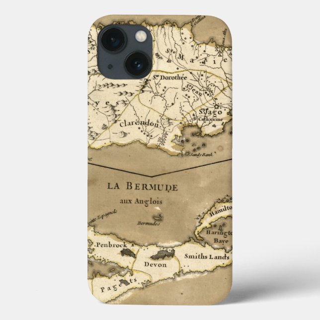 KARTE: JAMAIKA, 1767 Case-Mate iPhone HÜLLE (Rückseite)