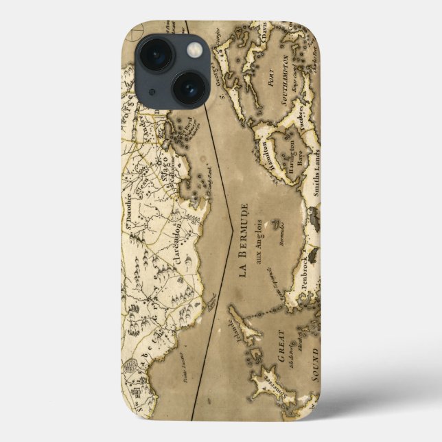 KARTE: JAMAIKA, 1767 Case-Mate iPhone HÜLLE (Rückseite)