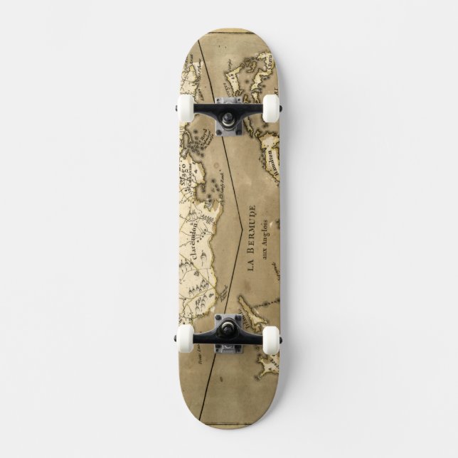 KARTE: JAMAIKA, 1767 SKATEBOARD (Vorderseite)