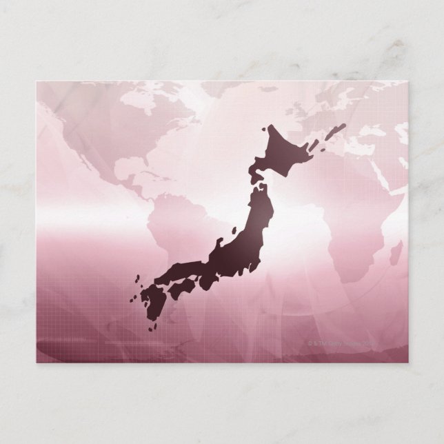 Karte Japans (Vorderseite)