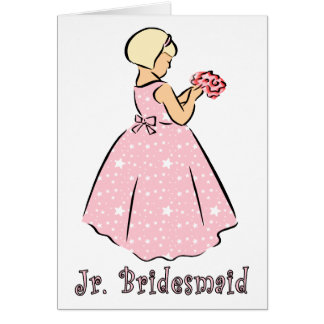 Karte: Jr Bridesmaid