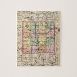Karte Kalamazoo Landkreis, Michigan Puzzle
