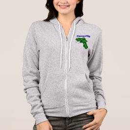 Karte Kampanien mit den Provinzen Hoodie