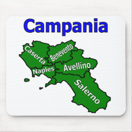 Karte Kampanien mit den Provinzen Mousepad