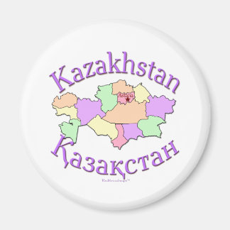 Karte Kasachstan Magnet