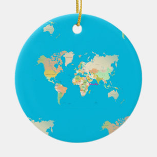 Karte Keramikornament