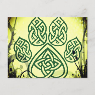 Karte Knoten, Pfote, Hund