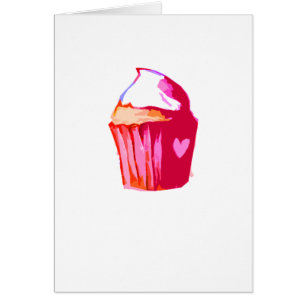 Karte Kuchen des Herzens I