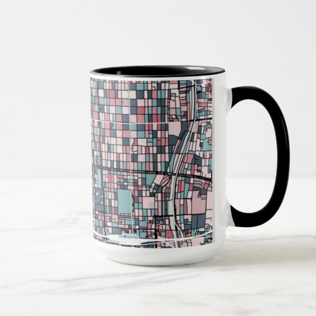 Karte Kyotos Japan Tasse (Rechts)